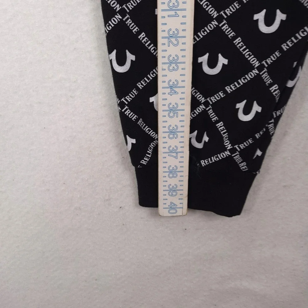 True Religion Allover Horseshoe Logo Sweatpants Joggers 2XL Casual Streetwear